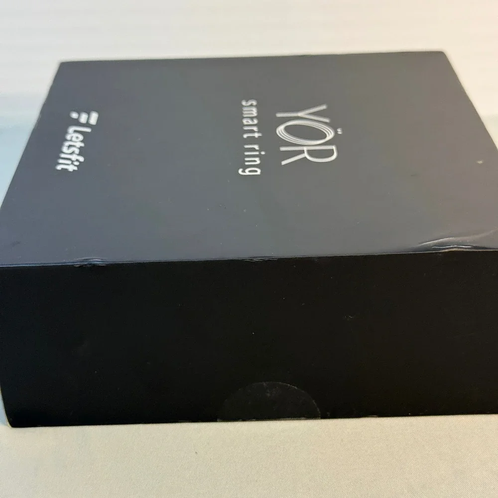 Letsfit YÖR Smart Ring Gold Size 8 Activity Tracker LR-08-GD-CASE New